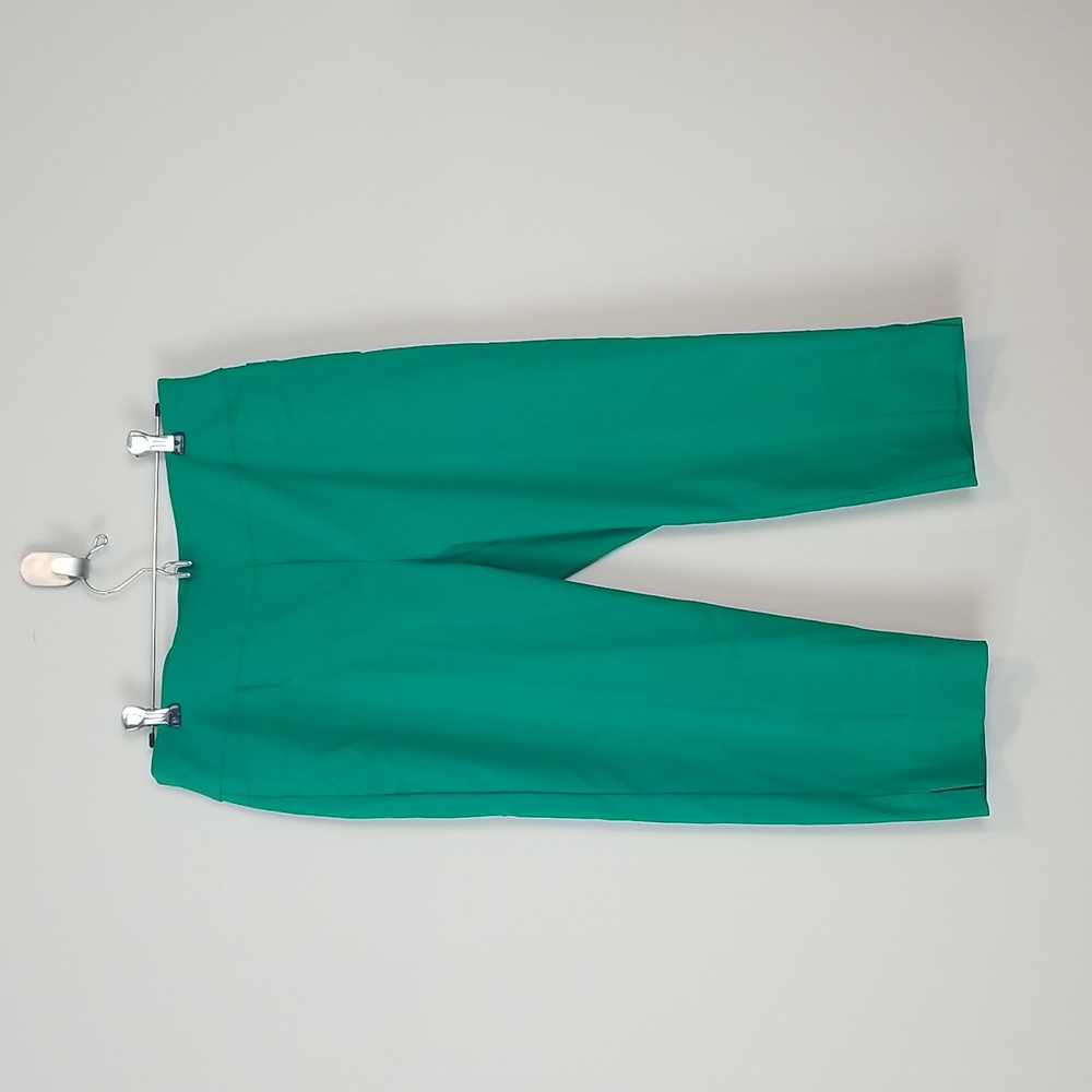 ZAC & RACHEL Green Rayon Blend Pull-On Cropped Capri Pants - 6P